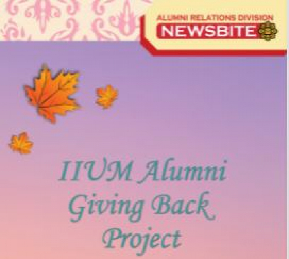IIUM Alumni Relations Division : Newsbite…