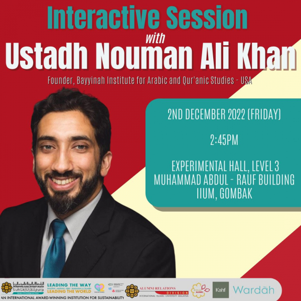 AN INTERACTIVE SESSION WITH USTADH NOUMAN ALI KHAN