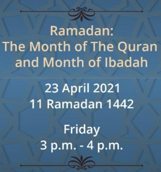 Tazkirah Ramadhan with Alumni 02/2021