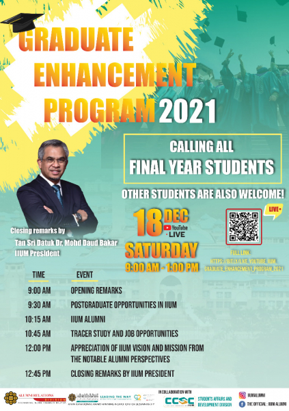 GRADUATE ENHANCEMENT PROGRAM 2021