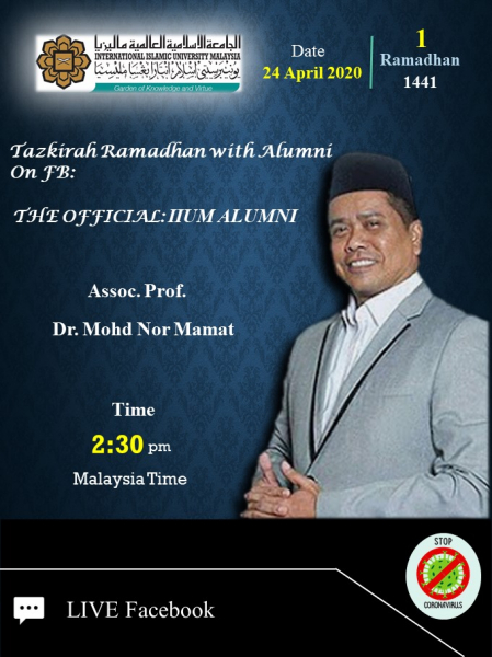 Tazkirah Ramadhan with Alumni on Facebook