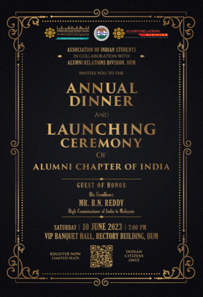 IIUM Indian Alumni Chapter Launch & Grand Dinner