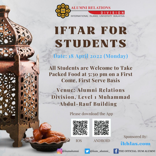 Iftar for Students 02/2022