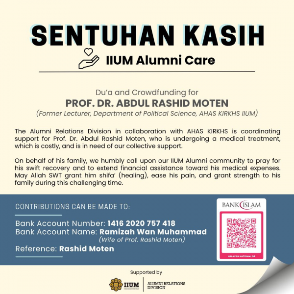 SENTUHAN KASIH - Prof. Dr. Abdul Rashid Moten