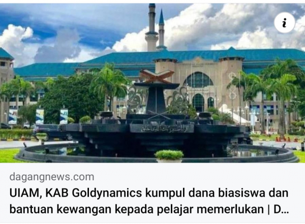 MoA between IIUM and KAB Goldynamic Sdn Bhd 