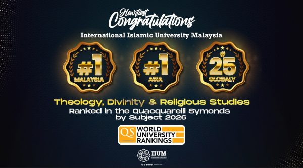 UIAM tersenarai 25 universiti terbaik dunia.