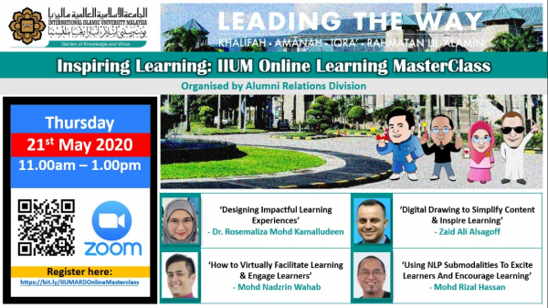 Inspiring Learning : IIUM Online Learning MasterClass