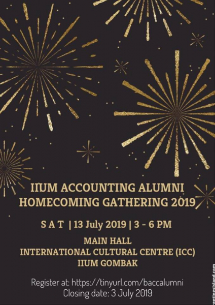 IIUM ACCOUNTING ALUMNI HOMECOMING GATHERING 2019