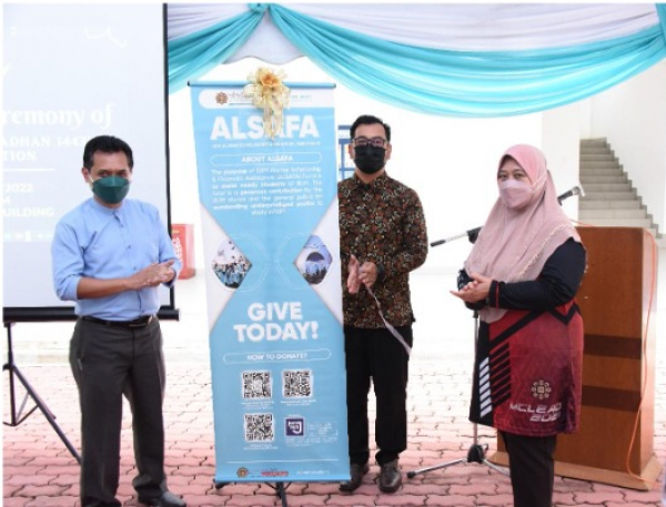 Launching of Donation Drive for IIUM Alumni Scholarship and Financial Assistance (ALSAFA) in conjunction with the holy month of Ramadan 1443