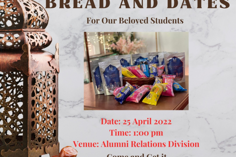 Bread and Dates for our Beloved…
