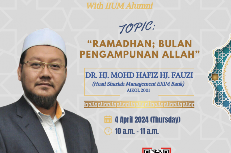 Tazkirah Ramadhan with IIUM Alumni 04/2024