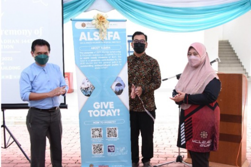 Launching of Donation Drive for IIUM Alumni Scholarship and Financial Assistance (ALSAFA) in conjunction with the holy month of Ramadan 1443