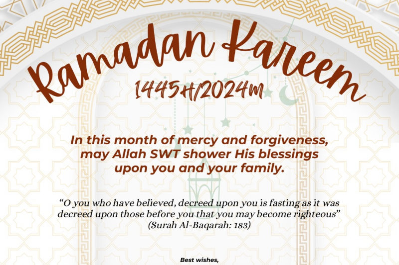 Ramadan Kareem 1445H/2024M