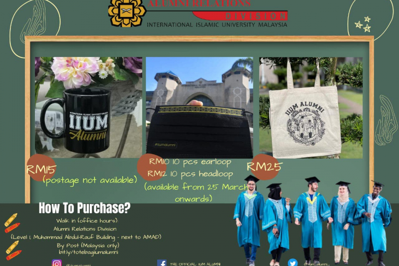 Limited edition #iiumalumni souvenirs for sale!!!