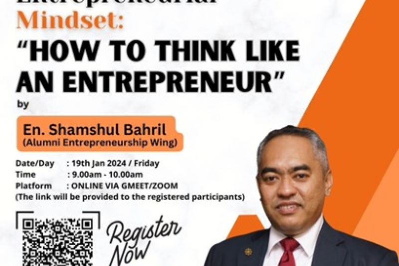 EDC Monthly Talk featuring Mr. Shamsul Bahril