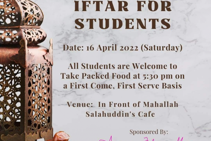 Iftar for Students 03/2022