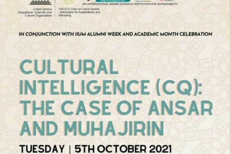 Webinar on Cultural Intelligence: The Case of Ansar and Muhajirin